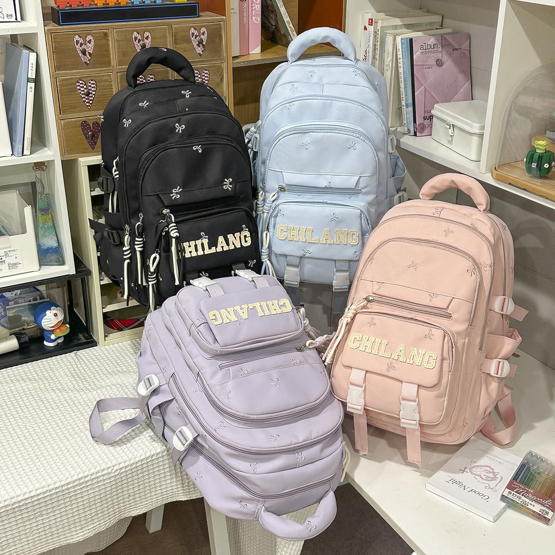 Stylish Embroidered Multi-Functional Backpack Kalsten