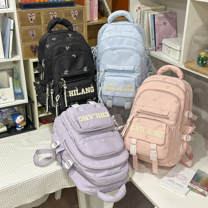Stylish Embroidered Multi-Functional Backpack Kalsten