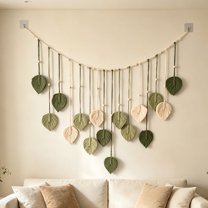 Macrame Leaf Wall Hanging