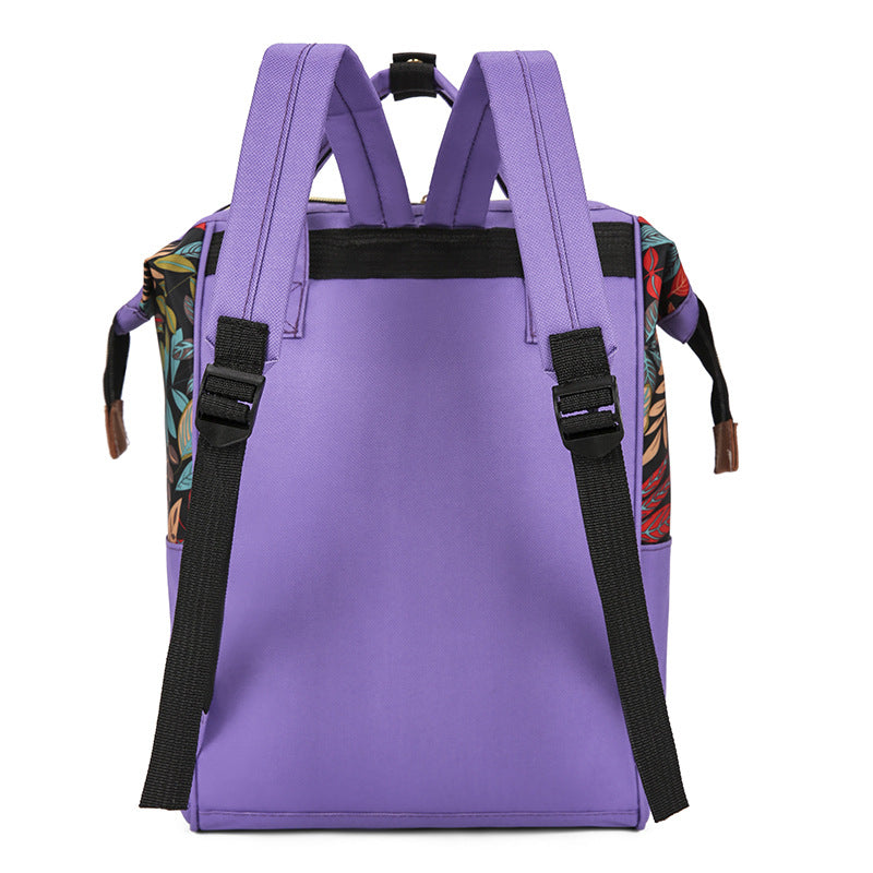 Floral Print Multi-Functional Backpack Kalsten