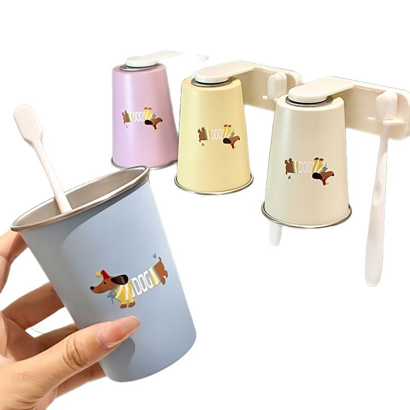 Wall cup holder with creative animal motif Kalsten