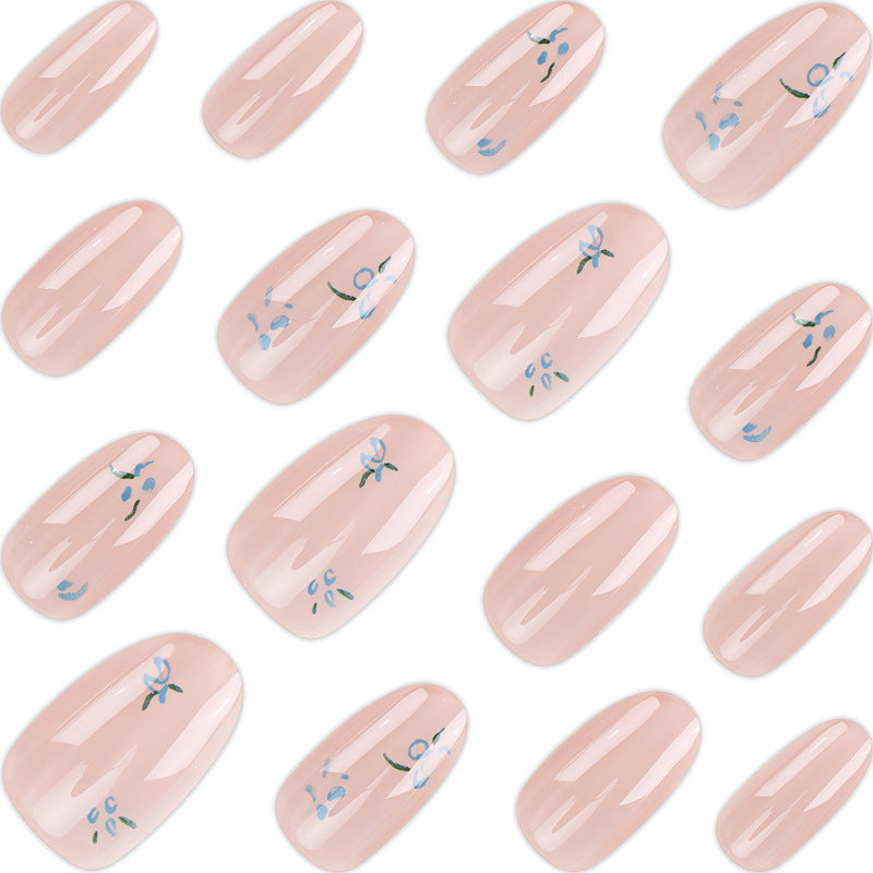 Floral-Design Press-On Nail Set Kalsten