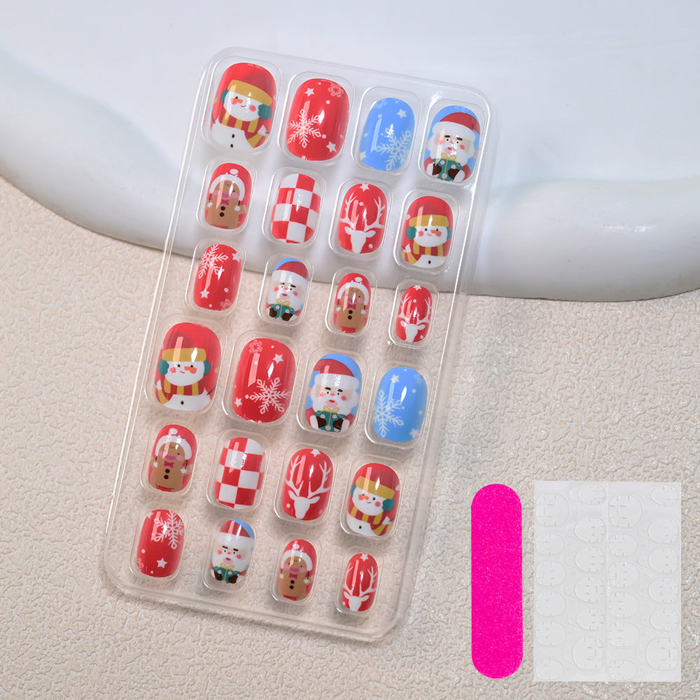 Themed Summer Beach Nail Art Press-On Nails Kalsten