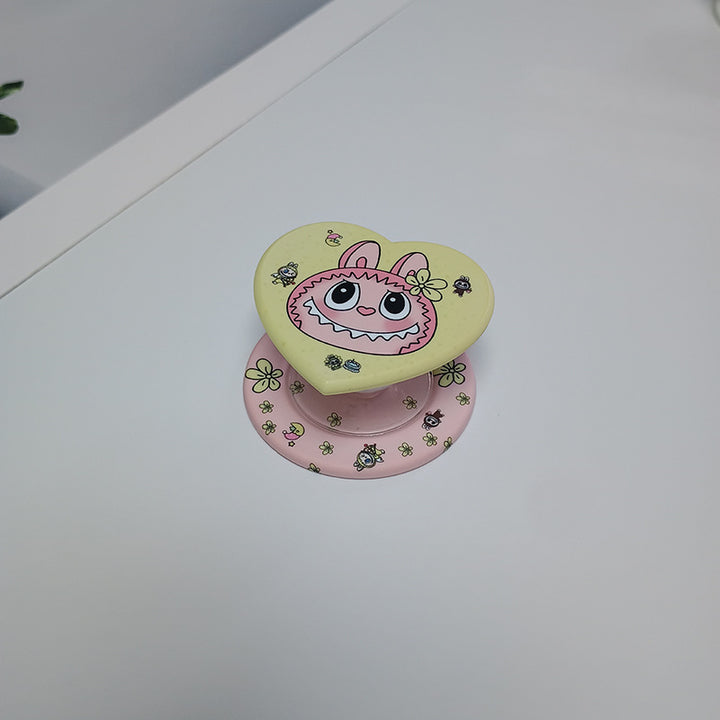 Heart-Shaped Character Phone Grip Kalsten