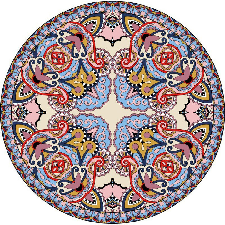 Mandala-Inspired Decorative Area Rug Kalsten