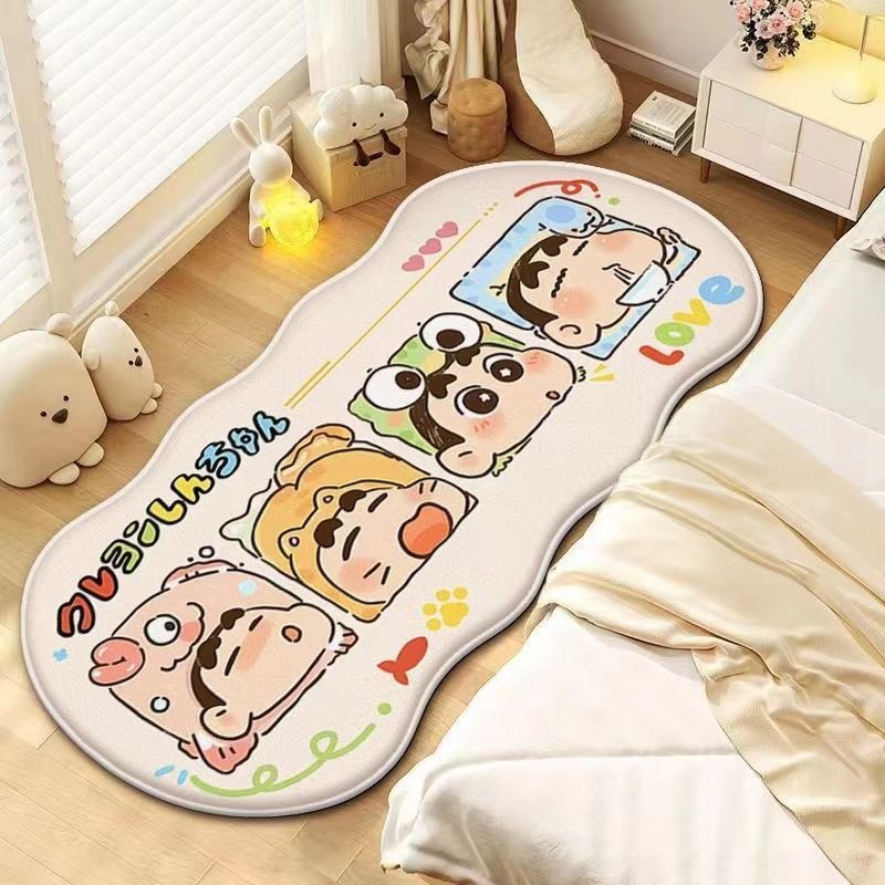 Cartoon-Themed Plush Area Rug