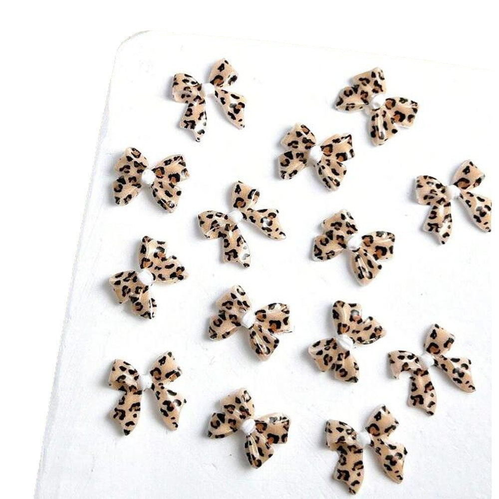 Decorative Leopard Print Nail Art Charms