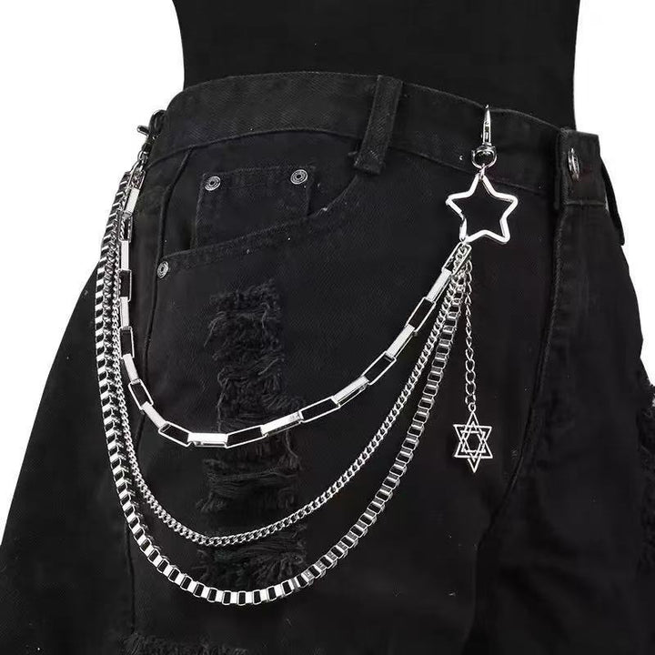 Fashionable chain accessory with star pendant Kalsten