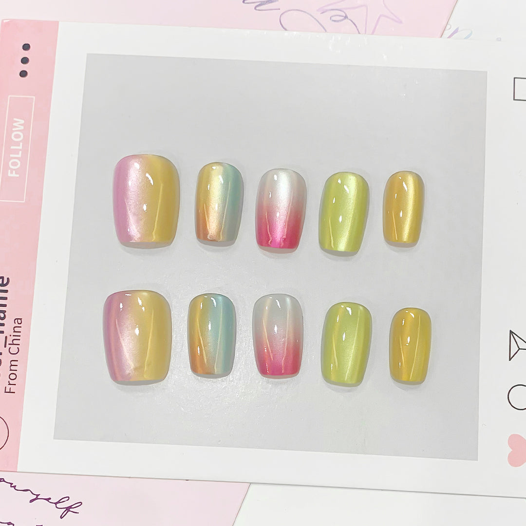 Gradient Color Art Nails Kalsten