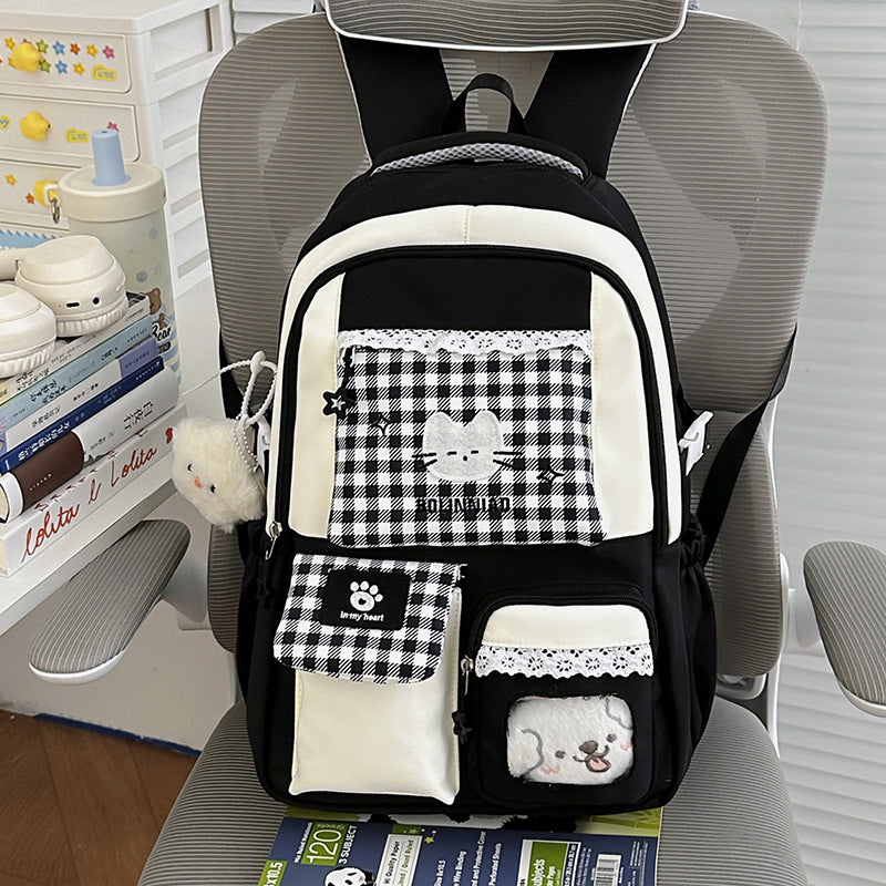 Cute Cartoon Cat-Themed Backpack Kalsten
