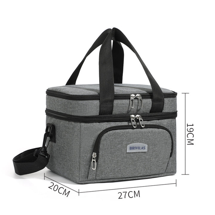 Insulated Multi-Compartment Lunch Carrier Kalsten
