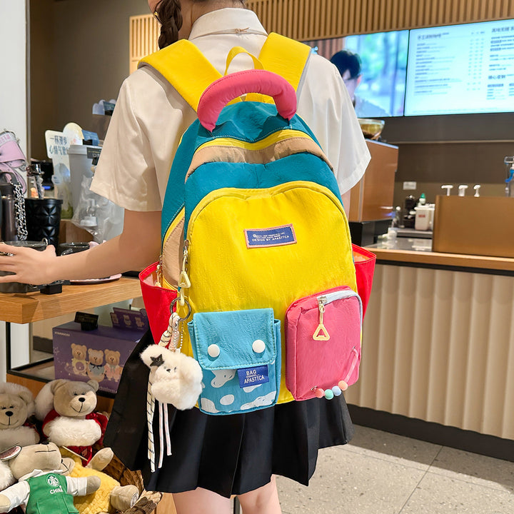 Colorful Multi-Pocket Backpack Kalsten