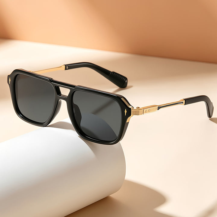 Bold Geometric Frame Sunglasses Kalsten