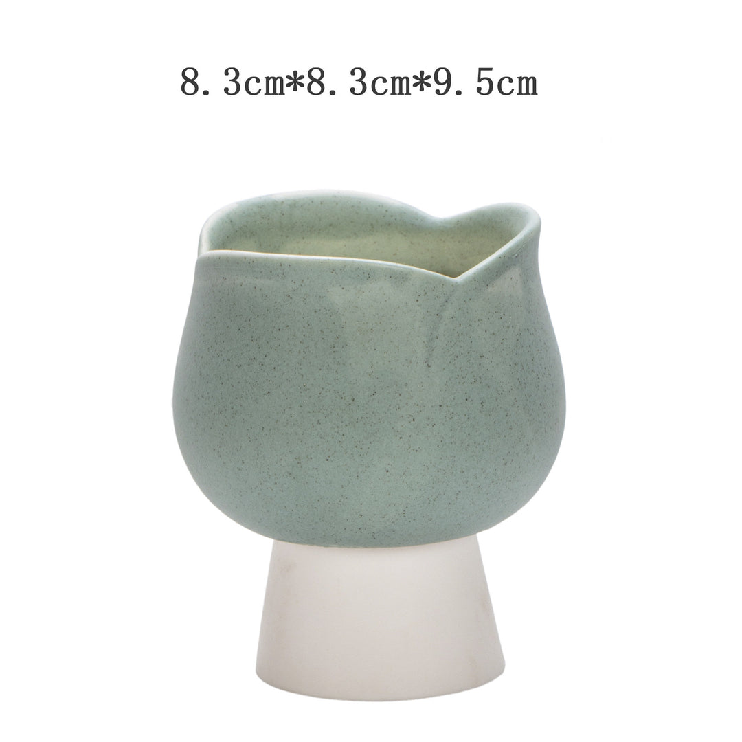 Rustic Ceramic Planter Kalsten