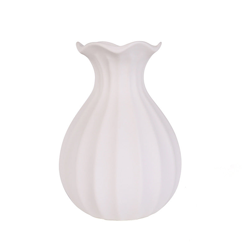 Textured Ceramic Flower Vase Kalsten