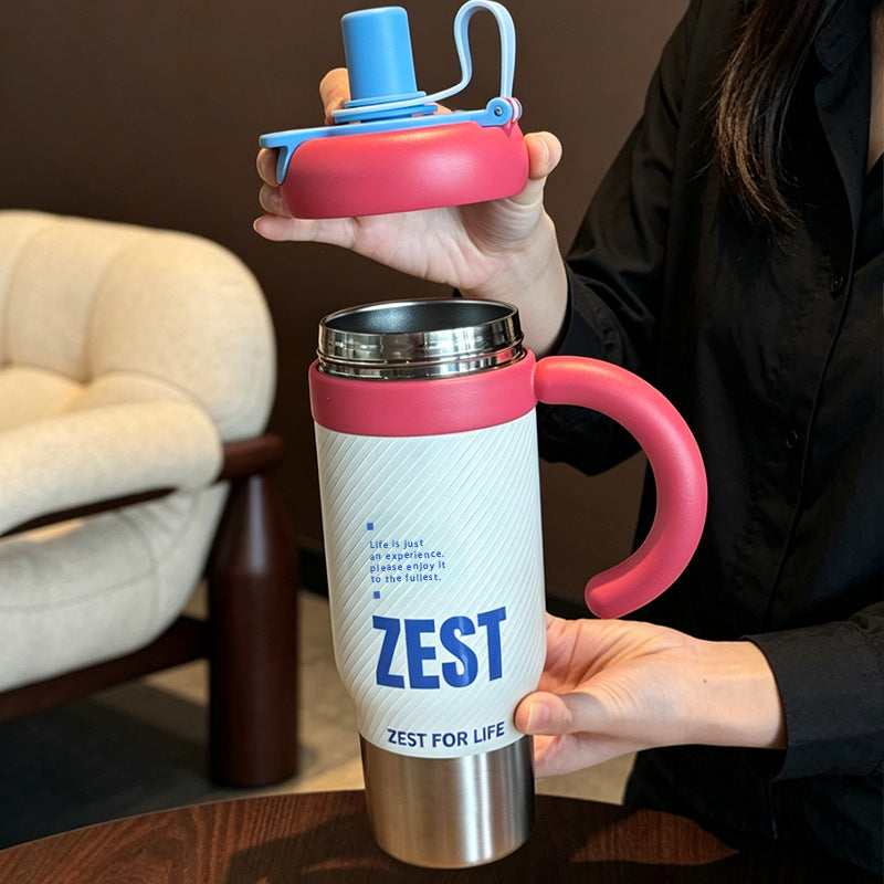 Women's Insulated Mug with Practical Drinking Lid Kalsten