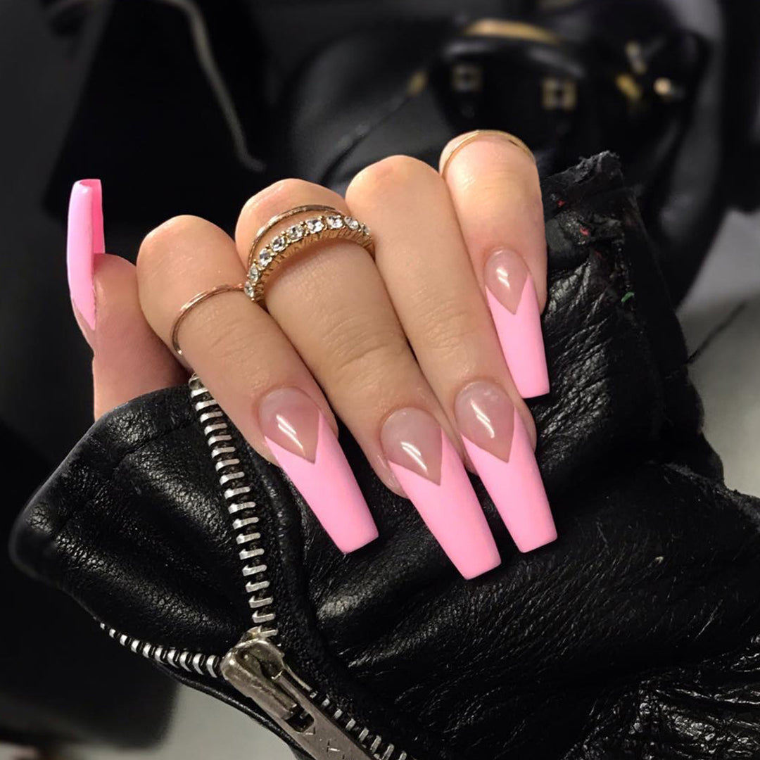 Artistic artificial nails in elegant stiletto style Kalsten