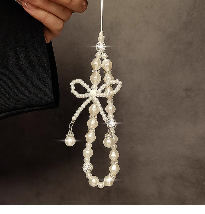 Elegant Pearl Beaded Charm Keychain Kalsten