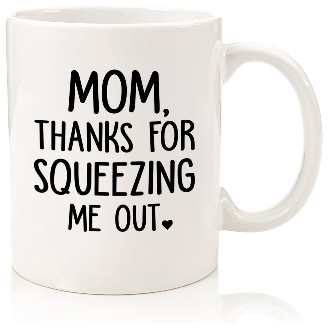 Ceramic Novelty Mother'S Day Coffee Mug With Tall Straight Walls Large C-Handle Sublimation Print