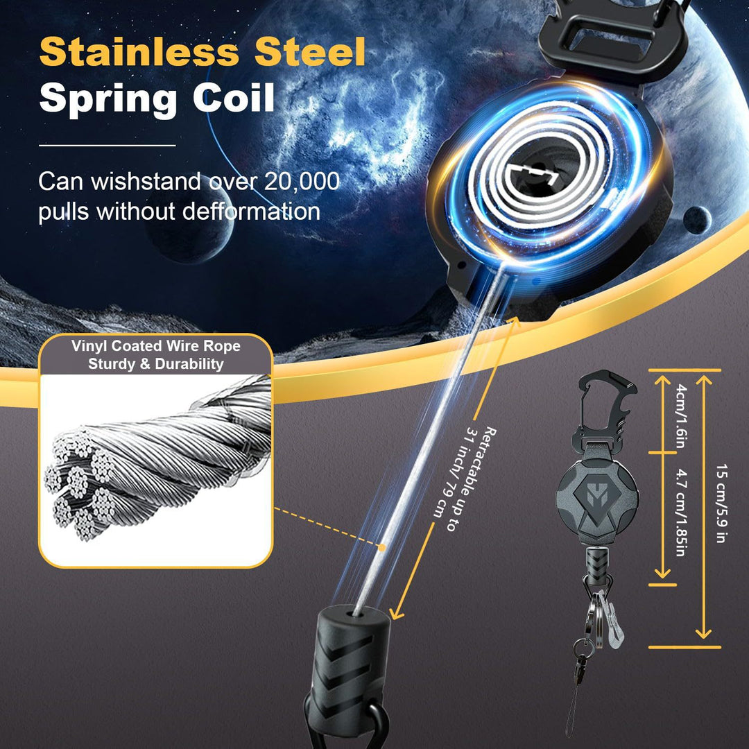 Keychain with retractable strap Kalsten