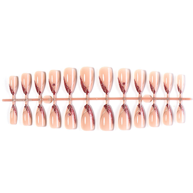 Artificial nails with glittering accents Kalsten