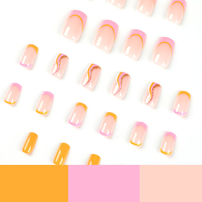 Artificial Nail Art with Trendy Gradient Kalsten