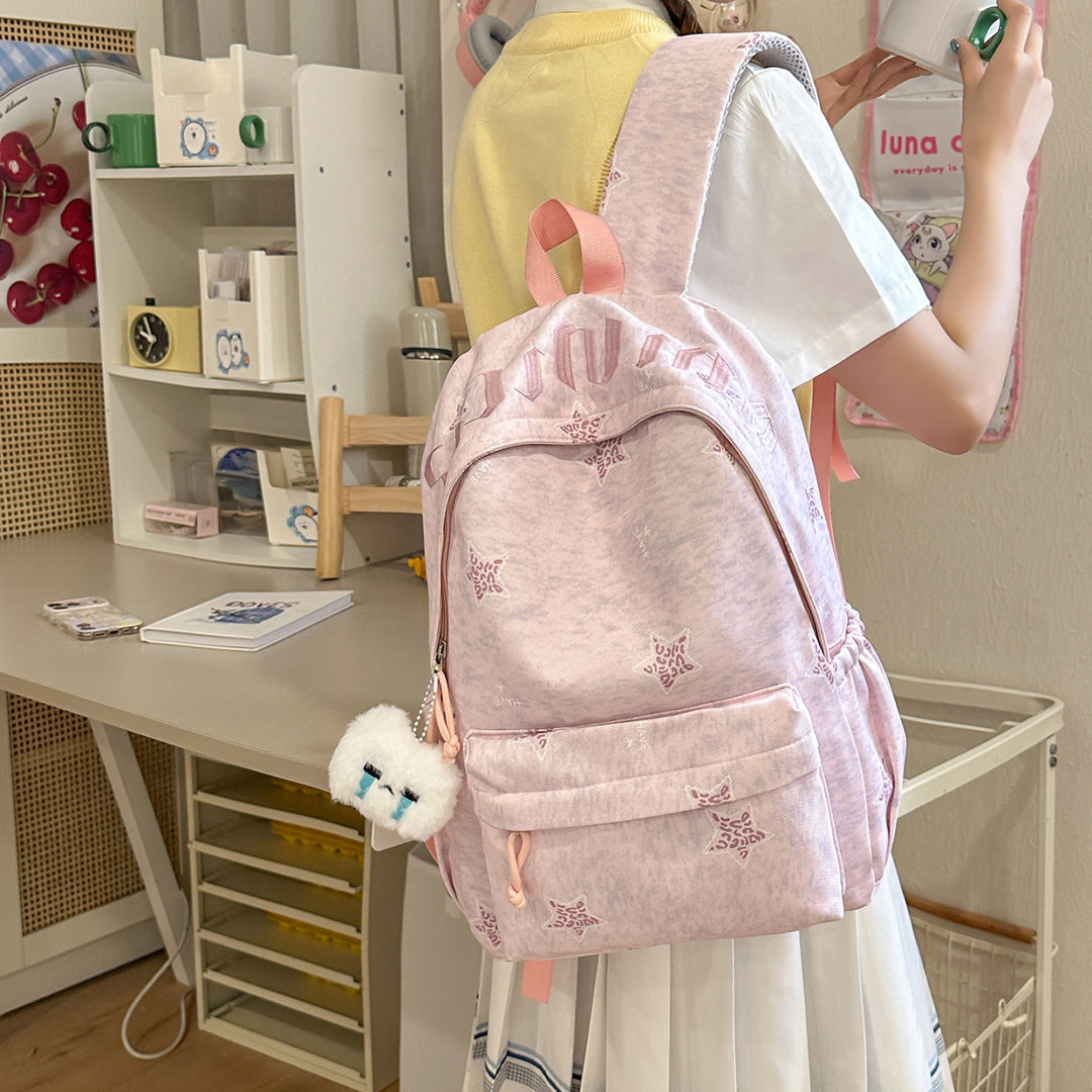 Star Print Decorative Backpack Kalsten