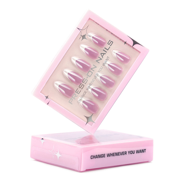 Artificial press-on nails with modern ombre effect Kalsten