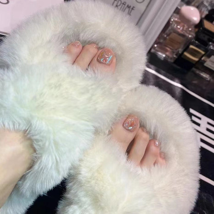 False artificial toenails with glitter effects Kalsten