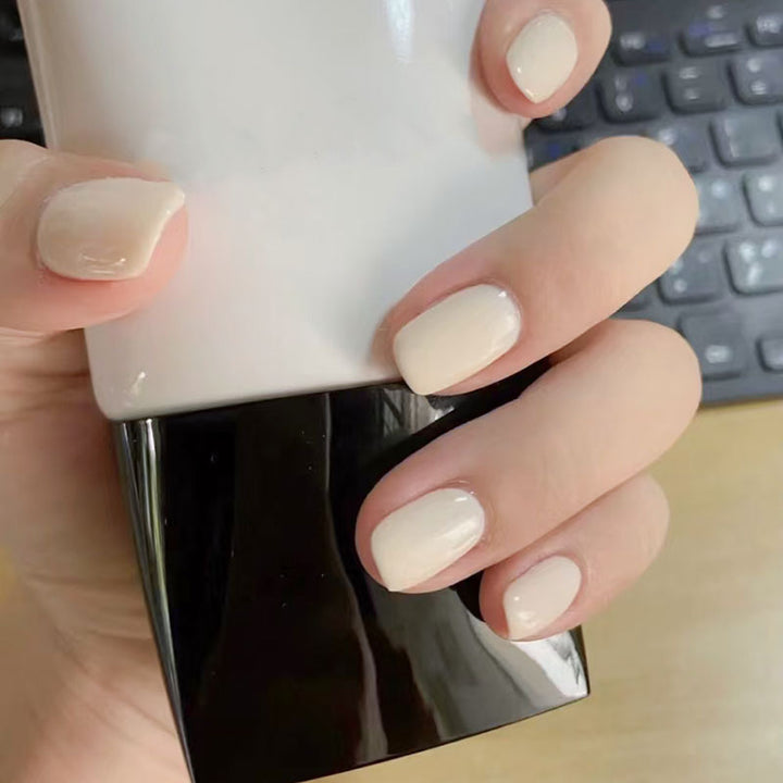 Elegant Coffin-Shaped Press-On Nails
