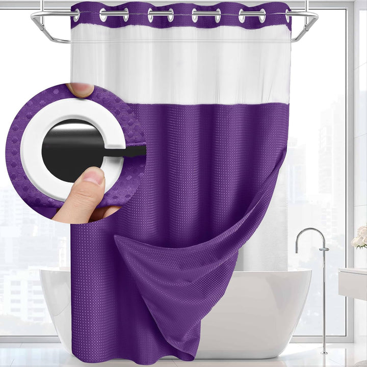 Textured Weave Shower Curtain Kalsten