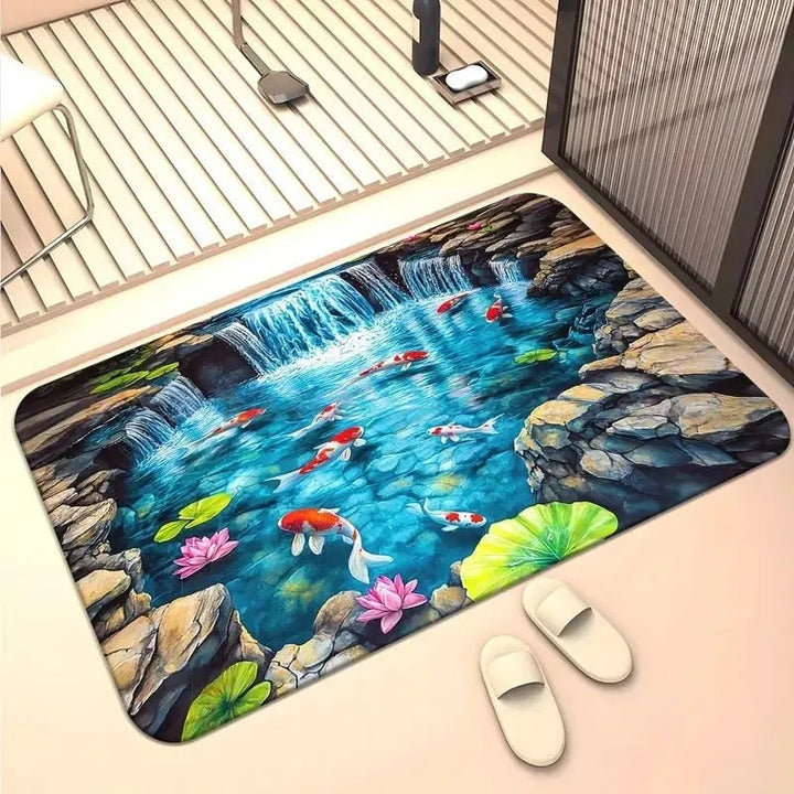 Abstract Floor Mat