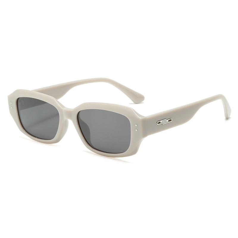 Women fashionable square sunglasses with innovative transparent frame Kalsten