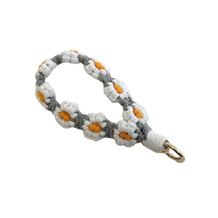 Floral Macrame Keychain Holder Kalsten