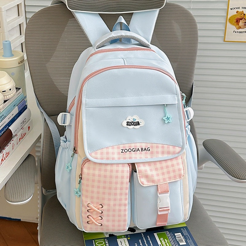 Stylish Multi-Pocket School Backpack Kalsten