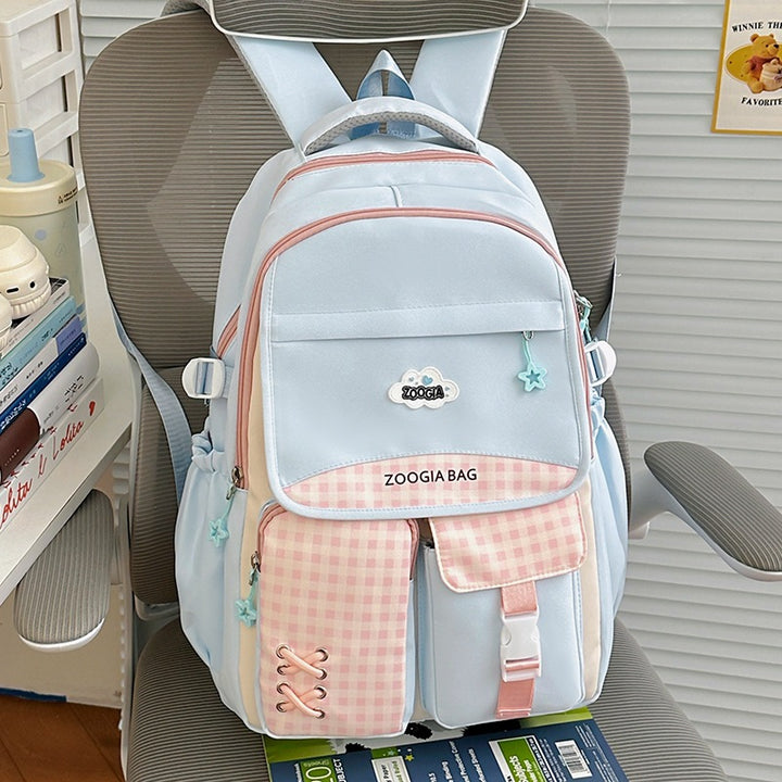 Stylish Multi-Pocket School Backpack Kalsten