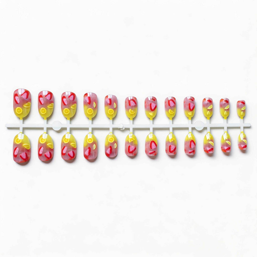 Tropical Fruit Nail Art