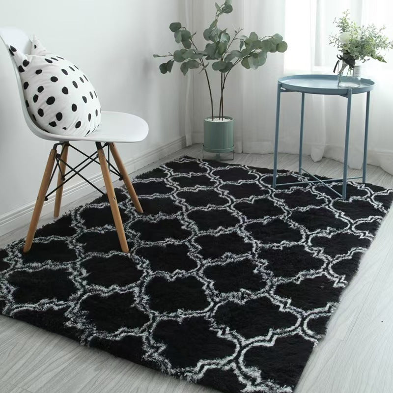 Geometric Plush Area Rug