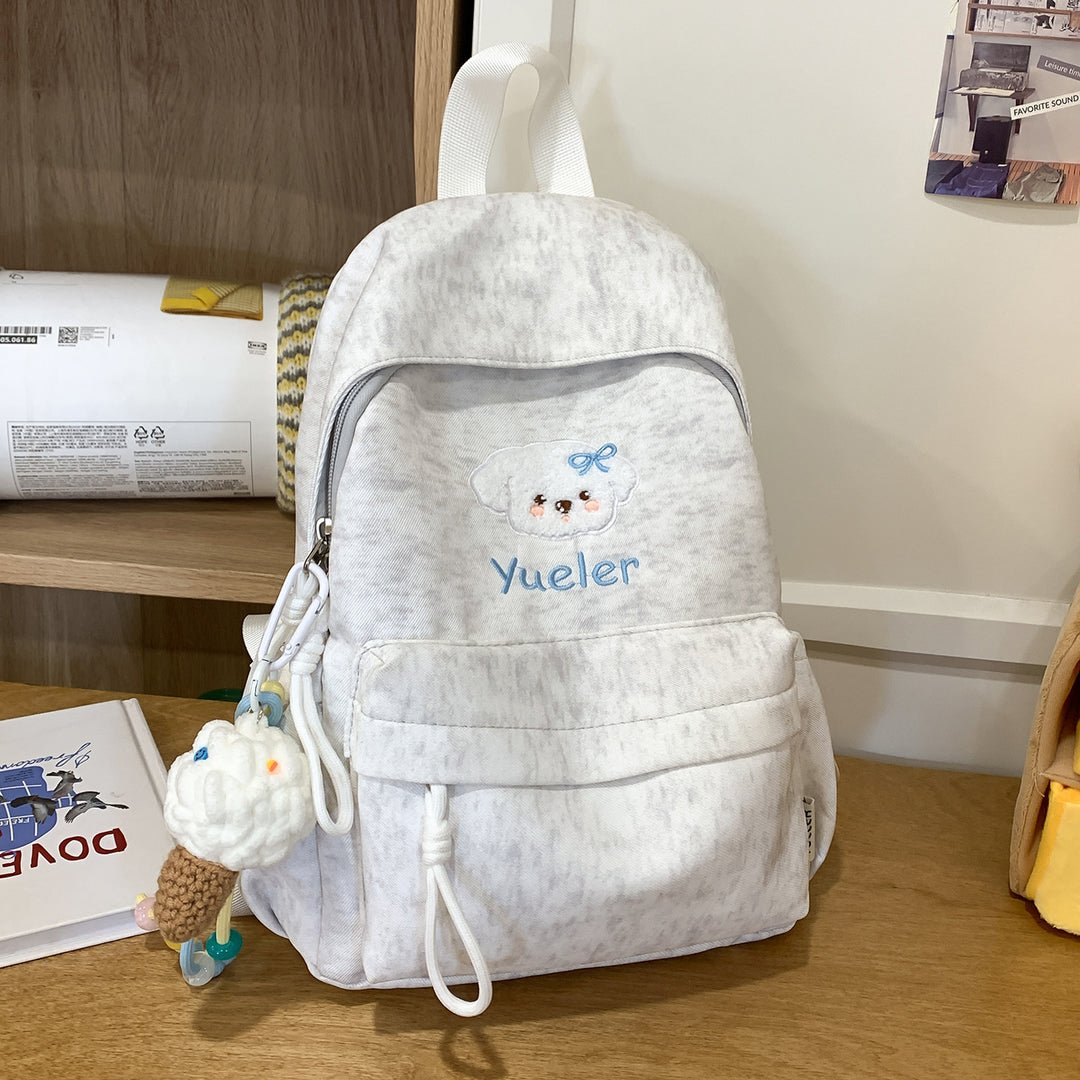 Embroidered Character Backpack Kalsten