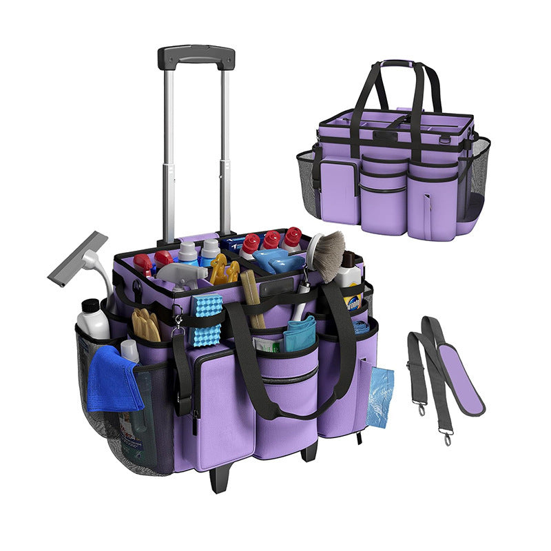 Multifunctional cleaning bag with roll and carry function Kalsten