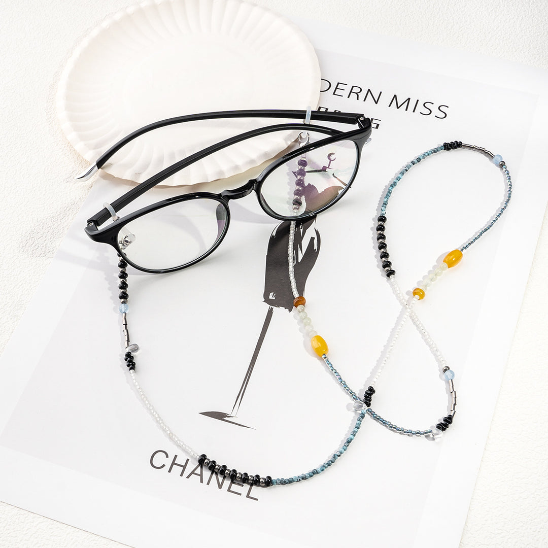 Handcrafted Beaded Eyewear Retainer Chain Kalsten