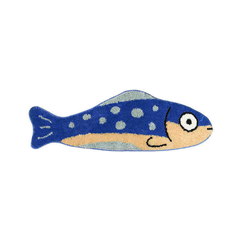 Playful Fish-Shaped Bath Mat Kalsten
