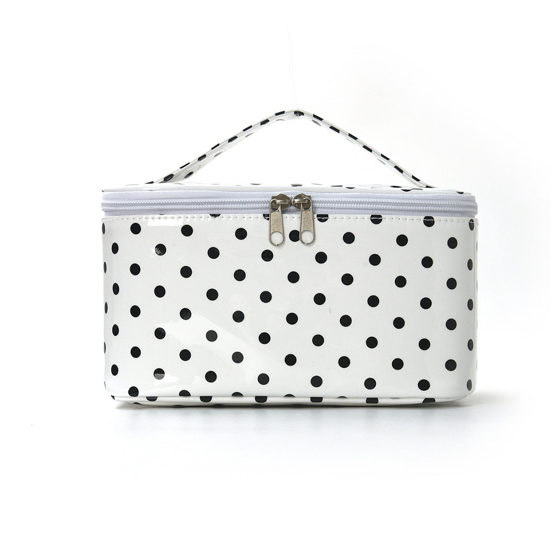 Cosmetic organizer with carry handle and water-repellent coating Kalsten