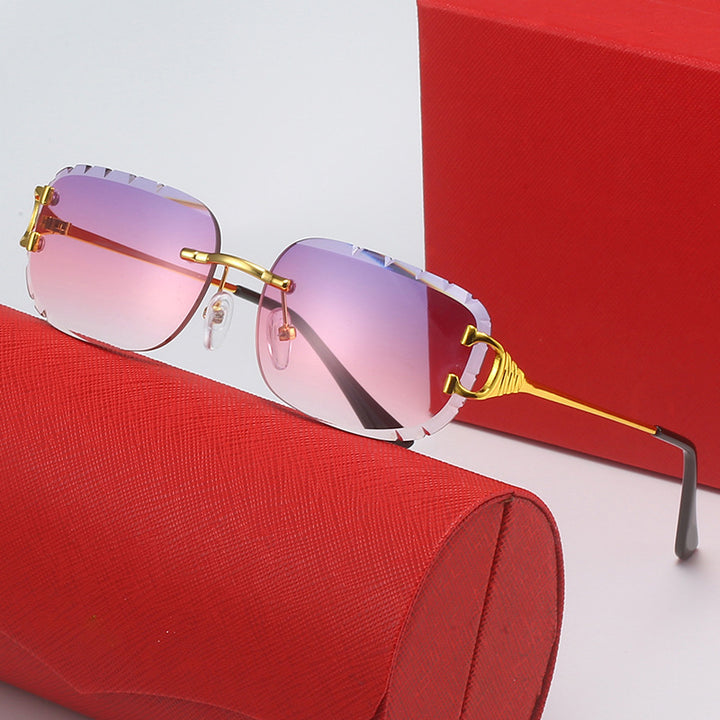 Ladies Designer Sunglasses with uniquely shaped frame and UV protection Kalsten