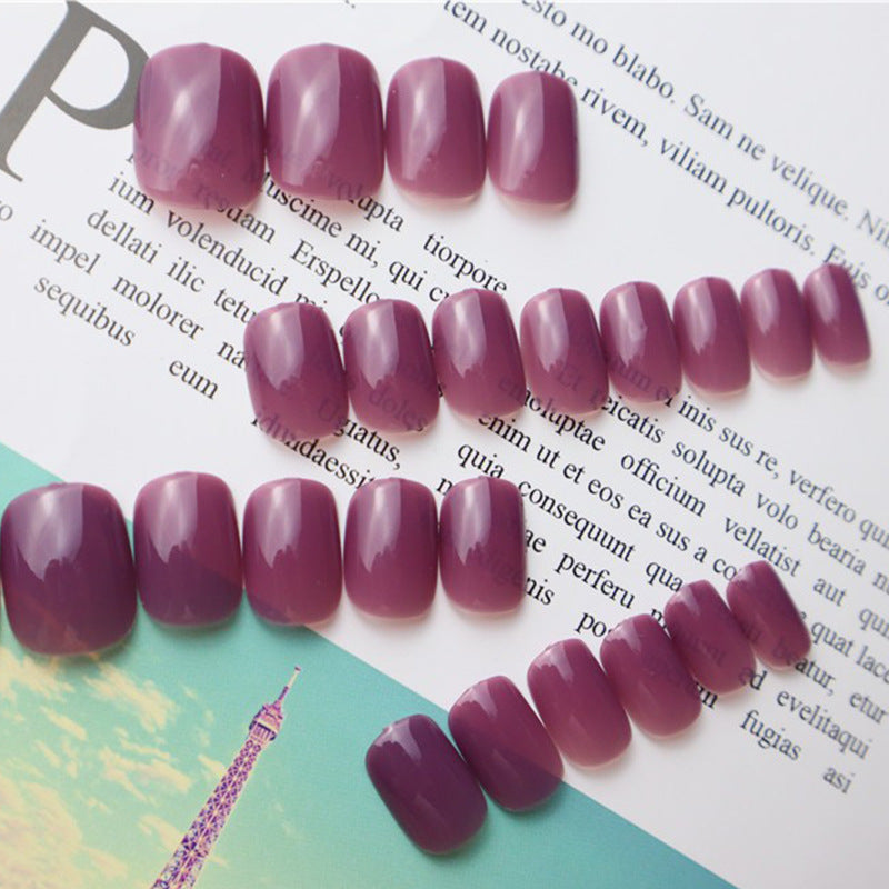 Elegant Glossy Press-On Nail Set 1790727522
