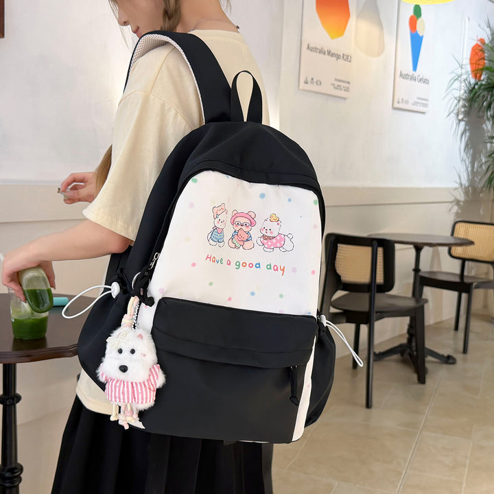Cute Illustrated Animal-Themed Backpack Kalsten