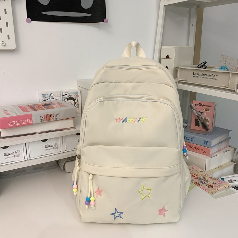 Playful Star-Embellished Backpack Kalsten