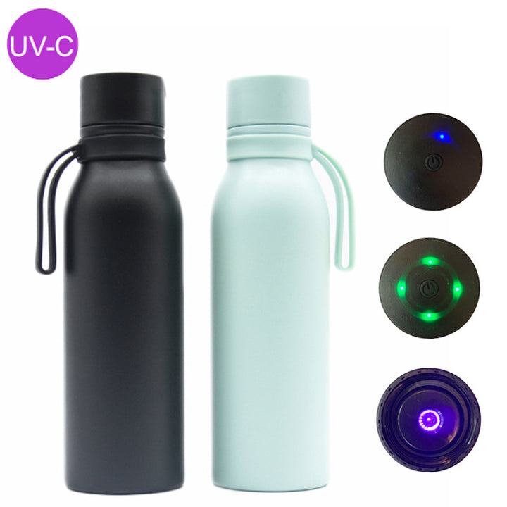 Women's UV Disinfection Water Bottle with LED Display and USB Port Kalsten