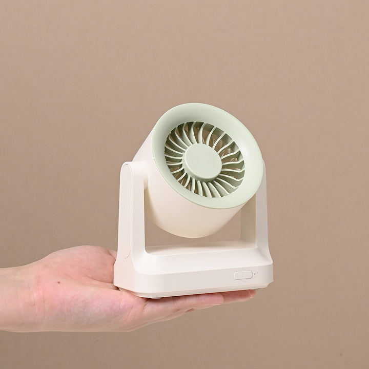 Unisex nan compact table fan and air circulator with swivel head and quiet DC motor Kalsten
