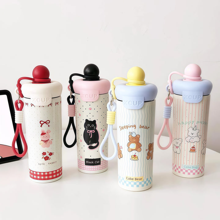 Ladies leisure drinking bottle with cute cat design Kalsten
